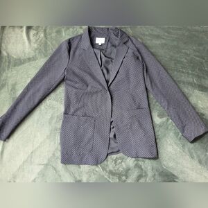 Women's Black Microdot Blazer